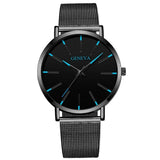 Waterproof Men's Watch Stainless Steel Quartz Luminous Classic Watches Business - AZ Depot Express
