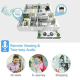 WiFi Video Doorbell - 1080P HD Security Camera with Wireless Chime and Two - Way Audio - AZ Depot Express
