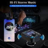 Wireless Car Bluetooth FM Transmitter MP3 Audio USB Charger Adapter Handsfree - AZ Depot Express