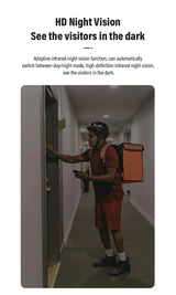 Wireless Security WiFi Smart Doorbell Intercom Video Camera Bell Chime Door Ring - AZ Depot Express