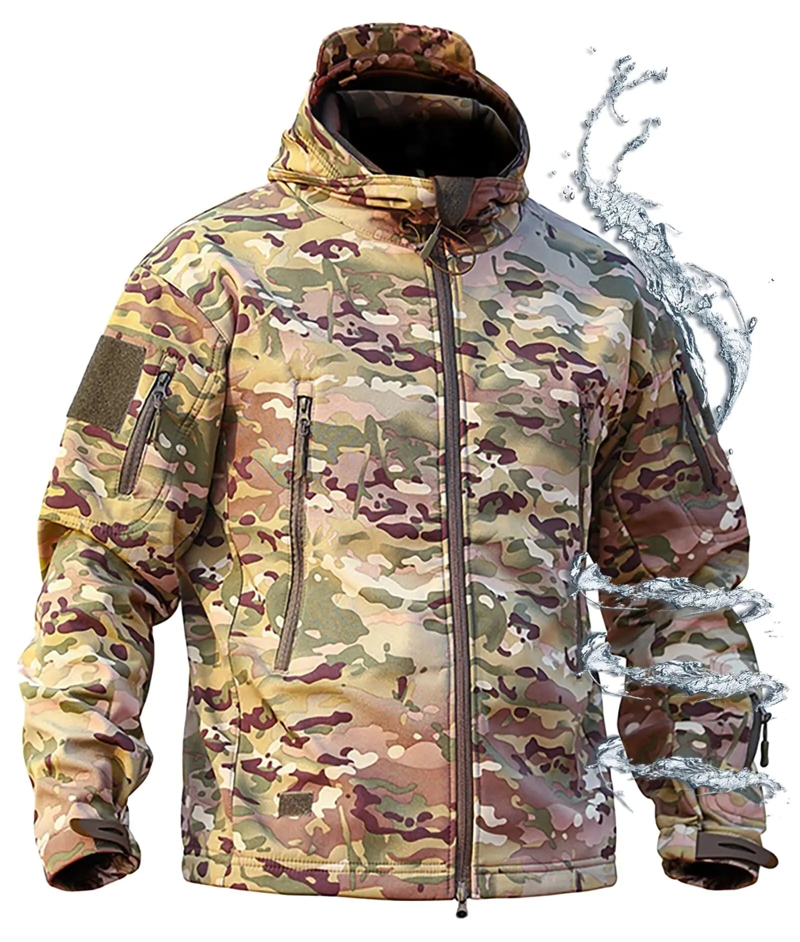 WOSONG Hunting Jackets for Men Combat Jacket Camo Jacket Army Jackets Men Military Jackets Camouflage Jacket Men Chaqueta De Camuflaje - AZ Depot Express
