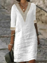 YZ1224 Women's Casual Loose Dress for Fall/Winter - AZ Depot Express